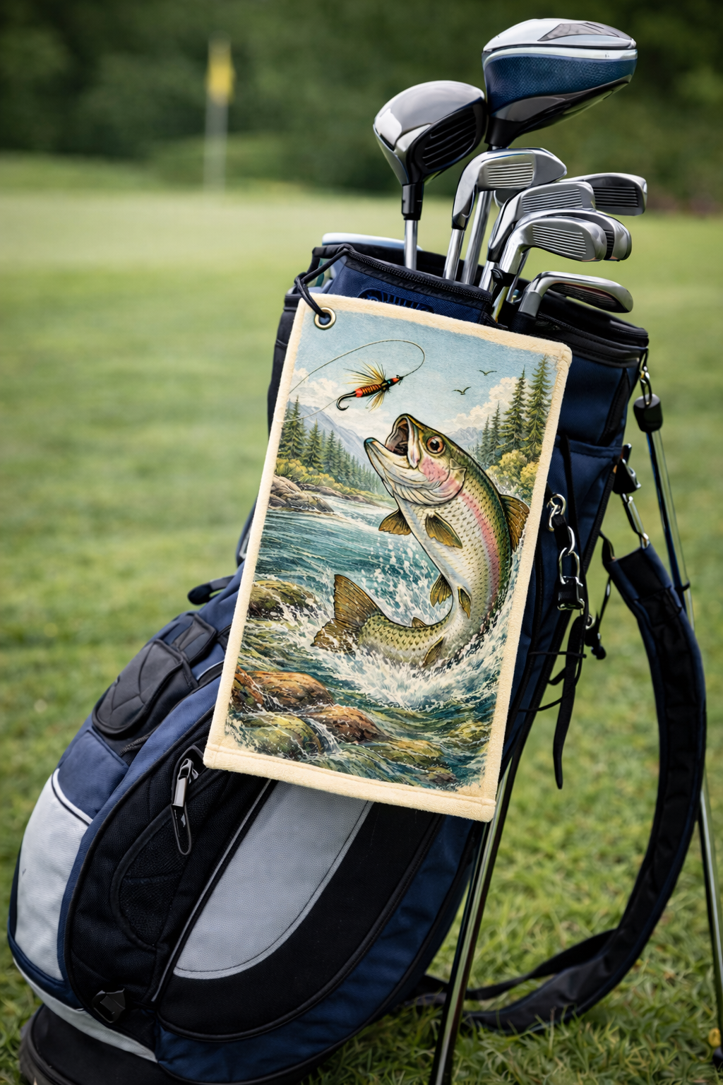 Trout Golf Towel
